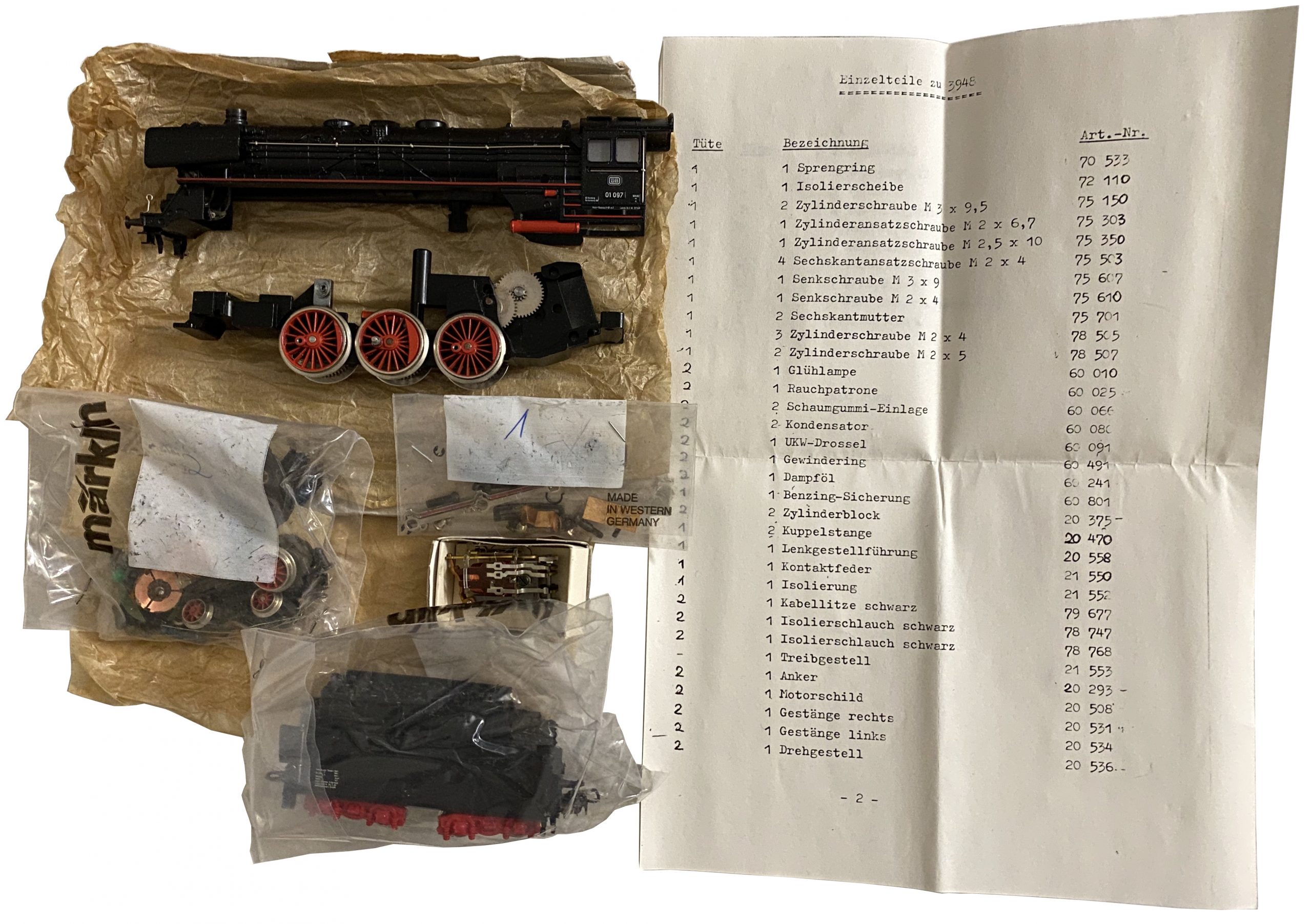 3948 Dampflokomotive mit Tender BR 01 3948_2