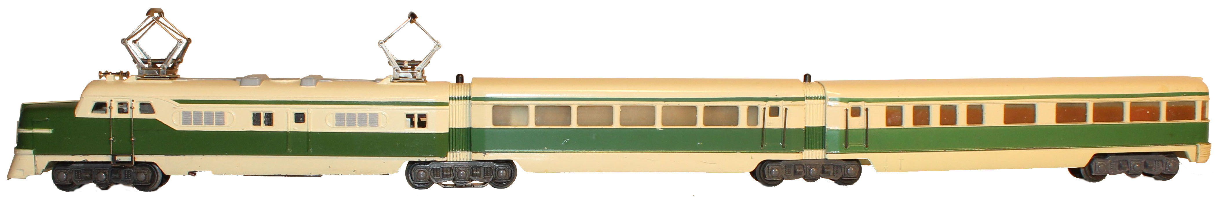 ST 800, ST 800 G Schnelltriebwagenzug beige/grün ST800g