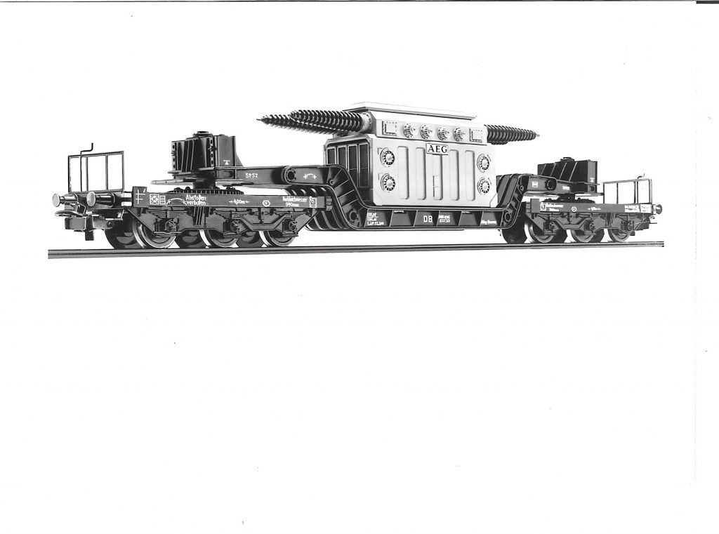 4917 Bausatz Tiefladewagen