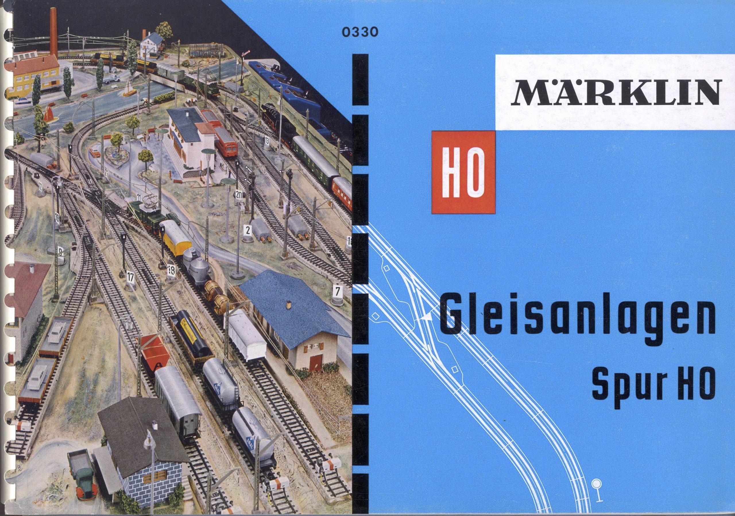 0119500 1959 – Märklin H0 Gleisanlagen Spur H0 0330 – 0330 TNN 06 59 ju (Gleispläne)