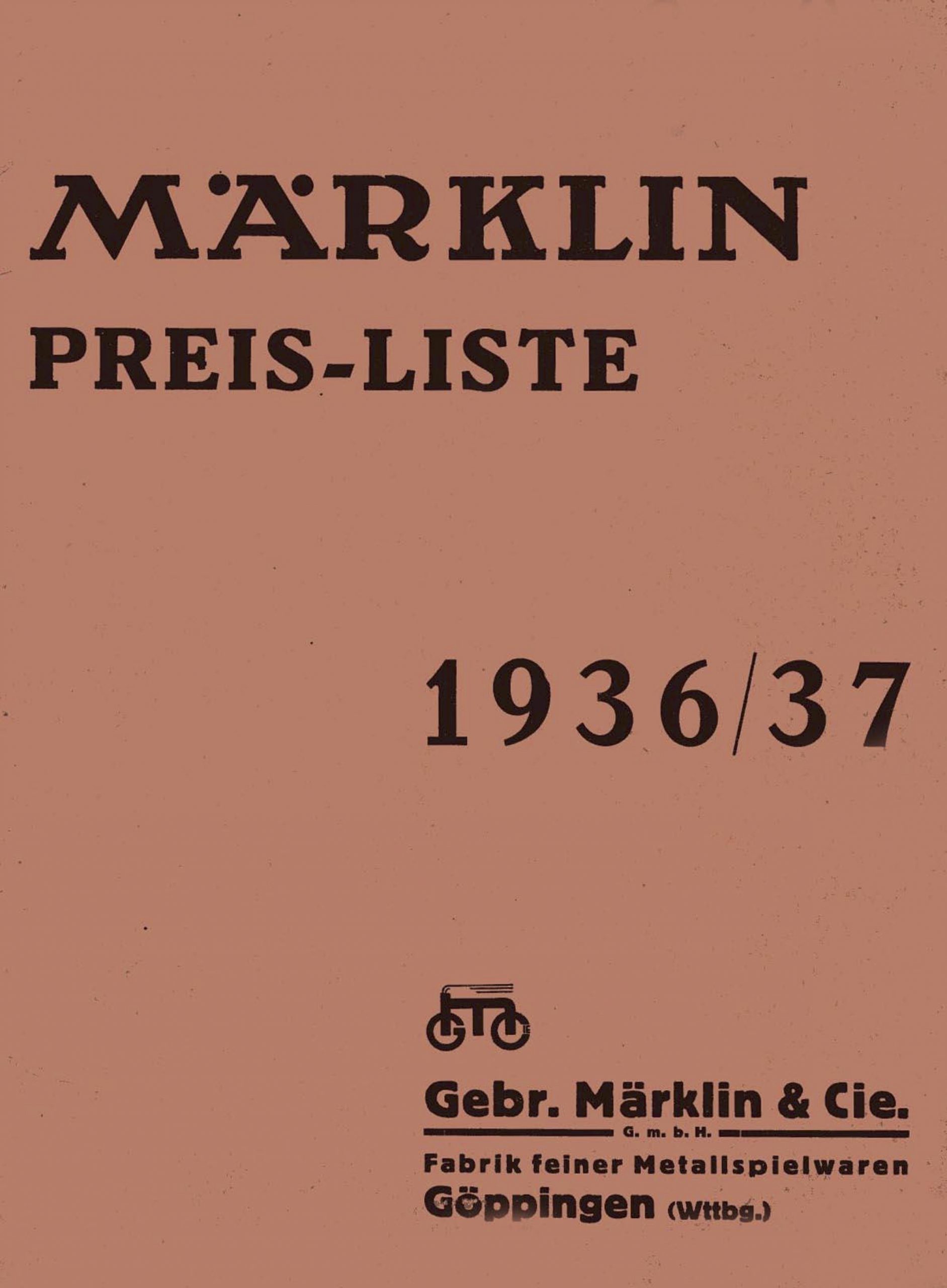 0039000 1936 – Märklin Preisliste 1936 – 37 – Ma. 736. R. (Prijslijst)