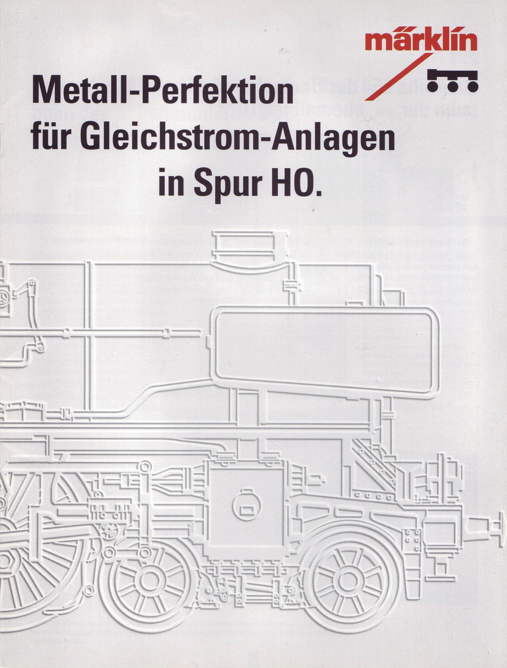 0211501 1993 – Metall-Perfektion für Gleichstrom-Anlagen in Spur H0 (Ohne Preise) – 18309 (HAMO)