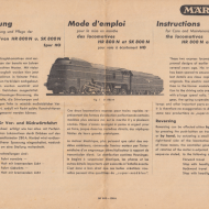 1950 : Anweisung zur Behandlung und Pflege der Lokomotiven HR 800 N u. SK 800 N Spur H0 TA 11 50 g – Anweisung zur Behandlung und Pflege der Lokomotiven HR 800 N und SK 800 N-thumbnail