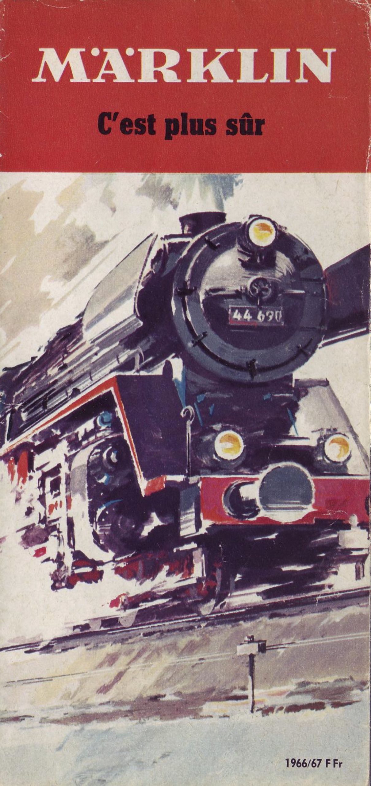0133009 1966 – Märklin – C’est plus sur F Fr – 161 21 – AN 07 66 th (H0)