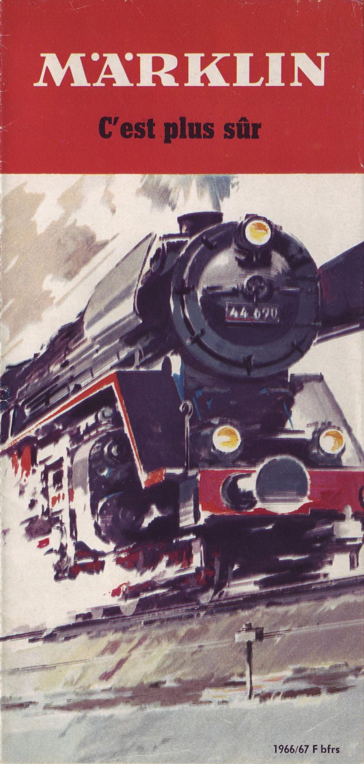 0133010 1966 – Märklin – C’est plus sur F bfrs – 161 22 – KN 07 66 th (H0)