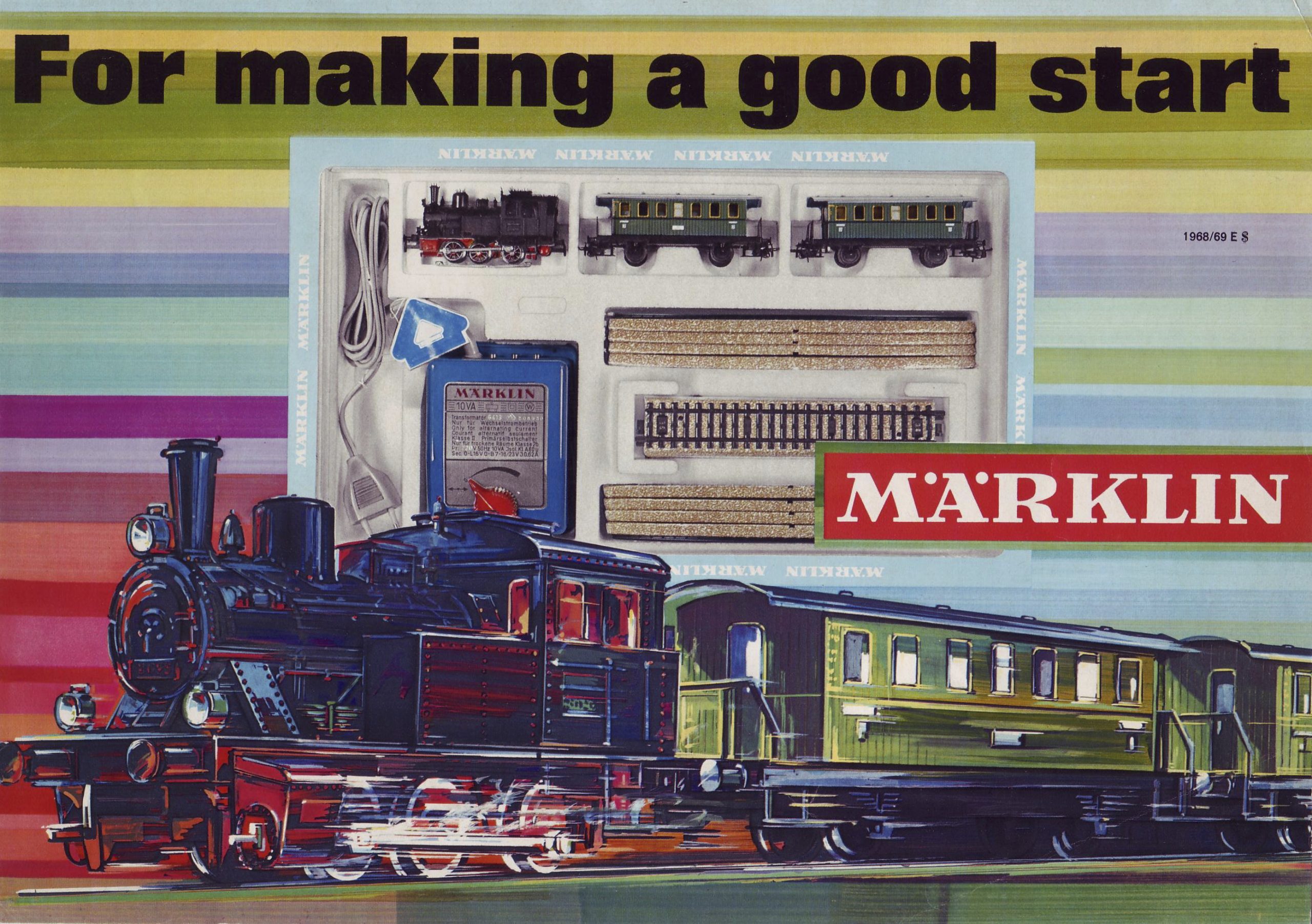 1968 For making a good start, for progress, and completion! 0135253 1968 – Märklin – For making a good start, for progress, and completion! E$ – 160 16 – MK 07 68 th (H0)