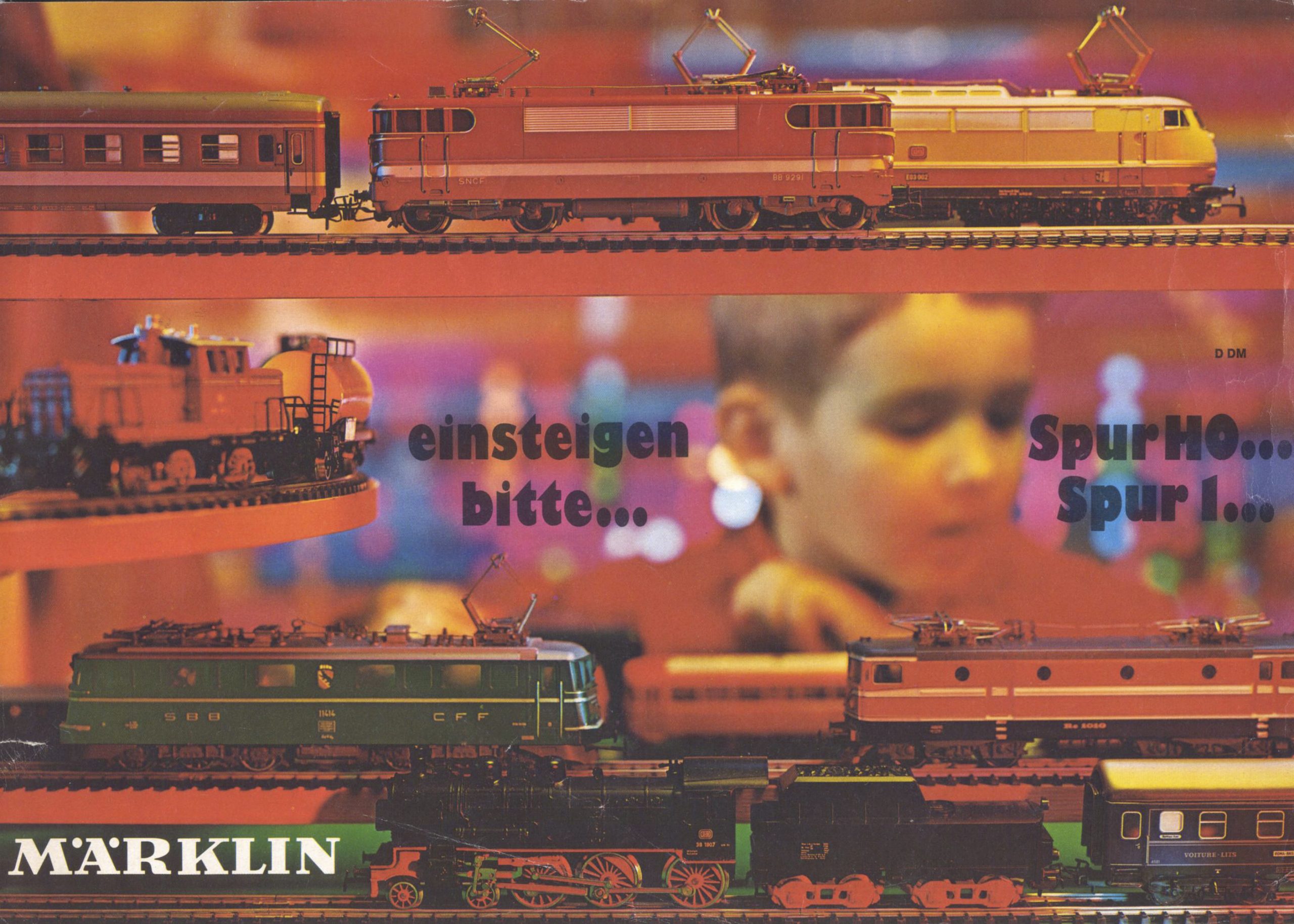 0136400 1969 – Märklin – einsteigen bitte Spur H0 Spur I D DM – 161 01 – TINN 06 69 mo (H0)