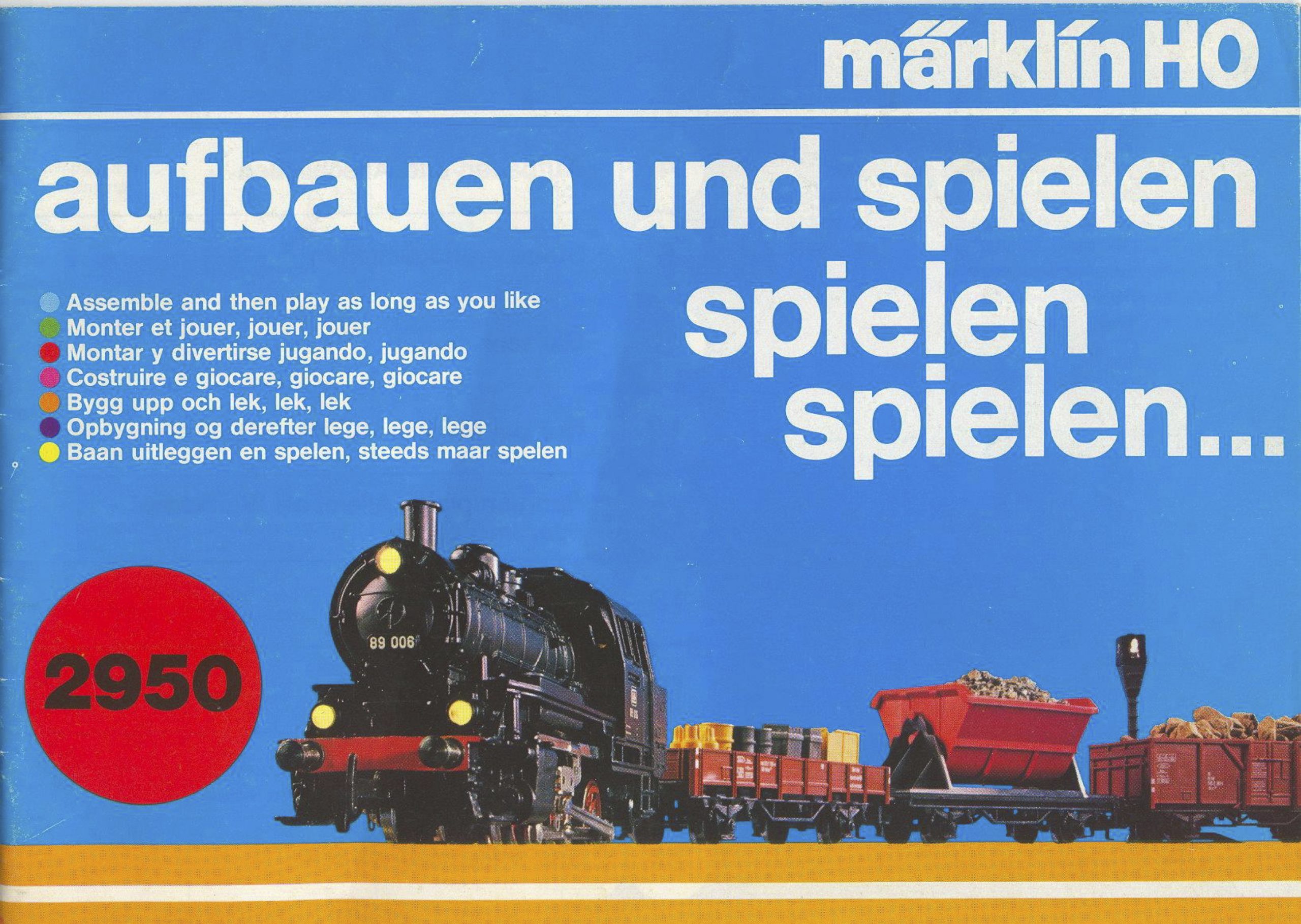 0152250 1978 – Märklin H0 aufbauen und spielen spielen spielen – 68 635 – ON 03 78 ju (H0)