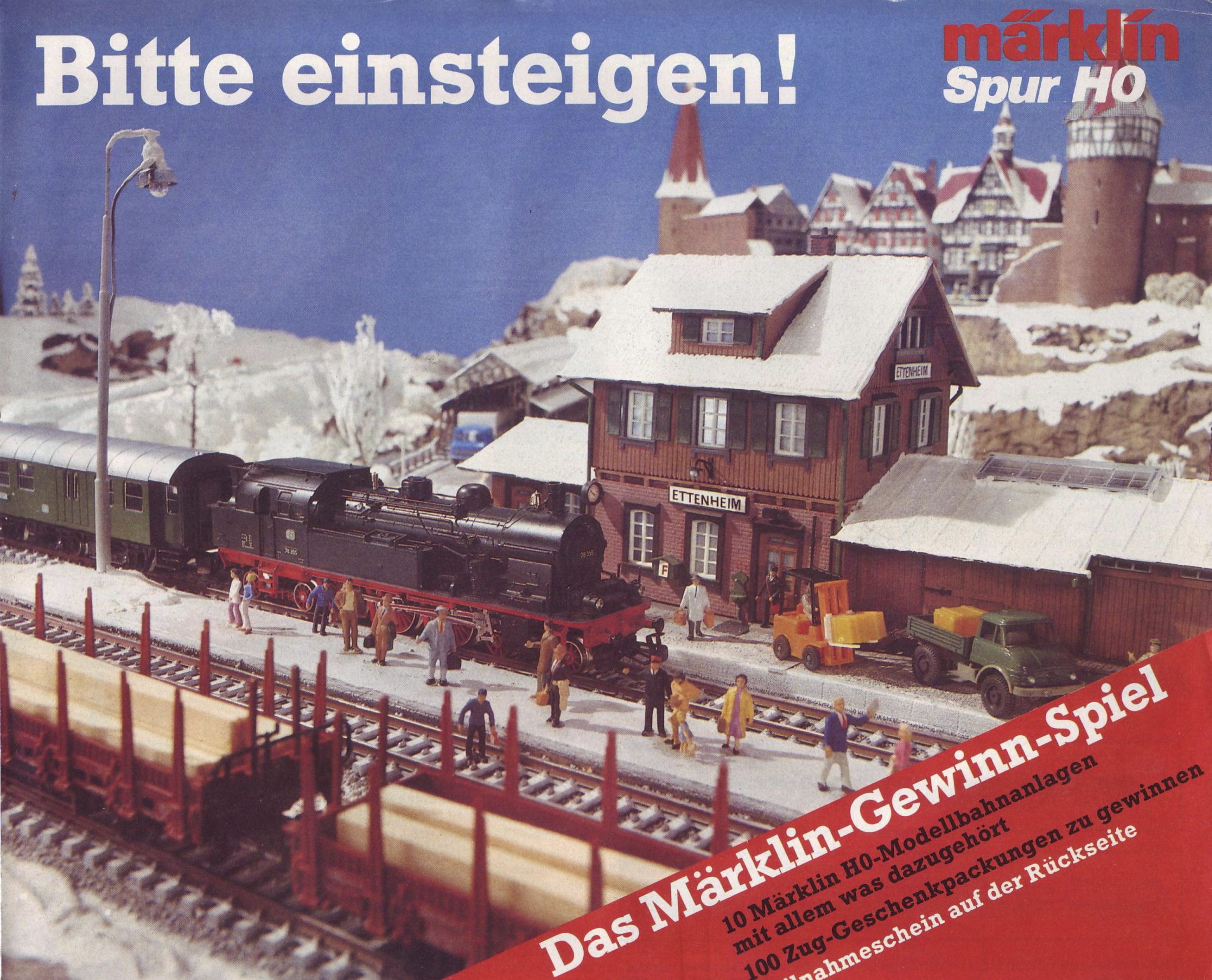 0162810 1981 – Märklin Spur H0 Bitte Einsteigen! Das Märklin Gewinnspiel – 152 00 – KNN 10 81 mo (H0)