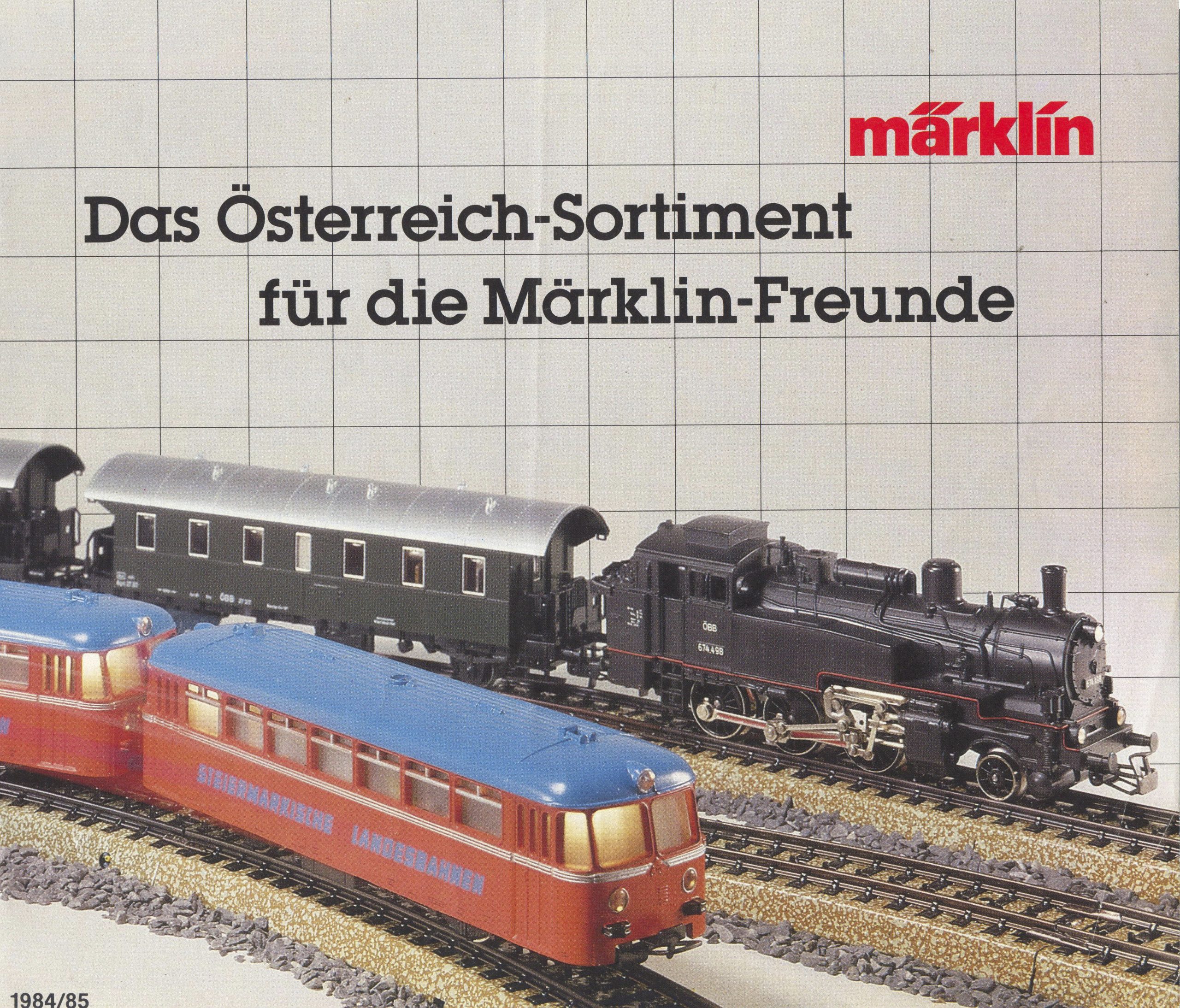 0170000 1984 – Märklin – Das Österreich-Sortiment für die Märklin Freunde – 175 00 – RR 08 84 ga (Export)