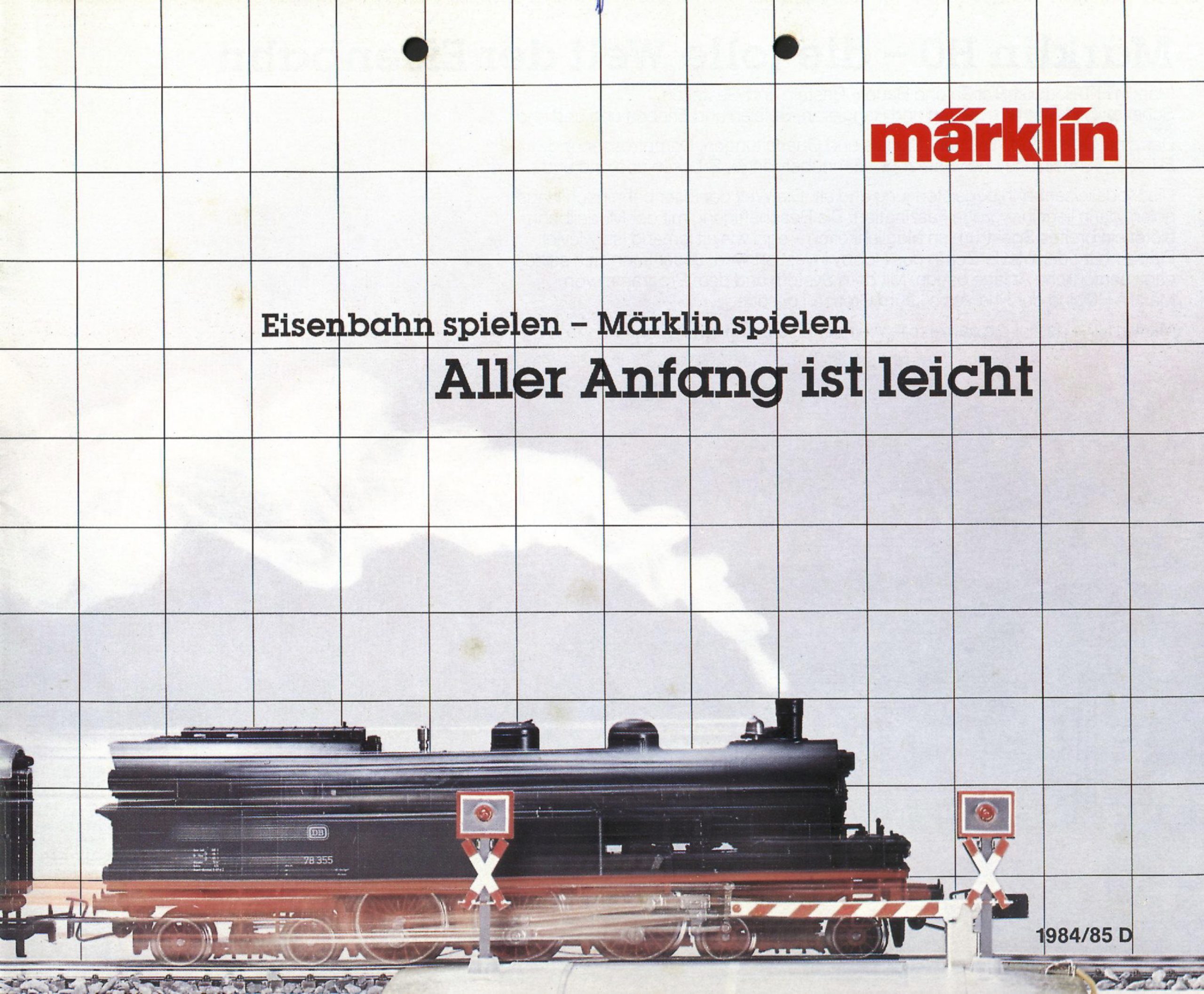 0170500 1984 – Märklin Aller Anfang ist leicht – Eisenbahn Spielen – Märklin Spielen – 168 00 – RAN 09 84 st (H0)