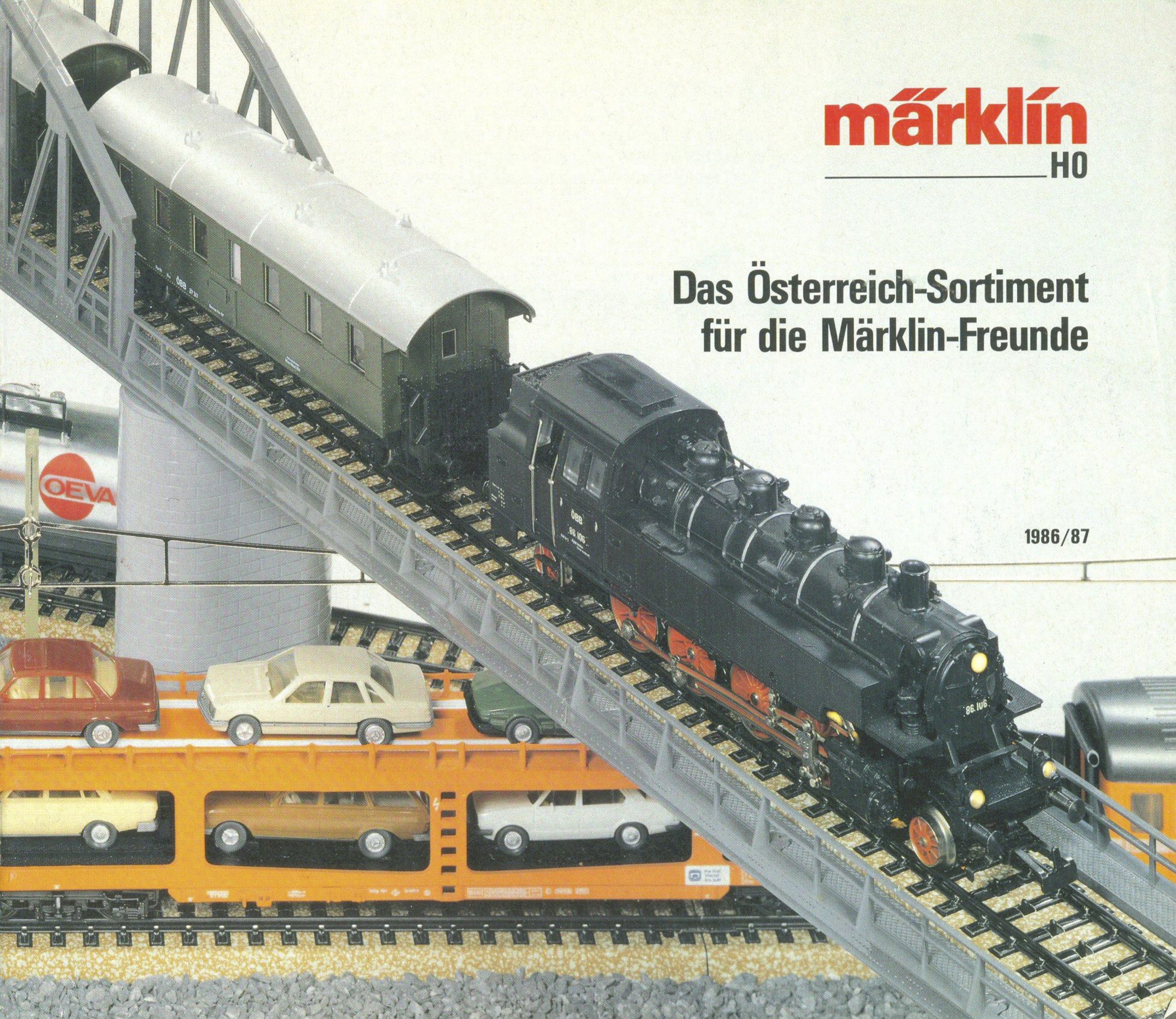 0176270 1986 – Märklin H0 – Das Österreich-Sortiment für die Märklin Freunde – 175 24 – MA 07 86 kl (Export)