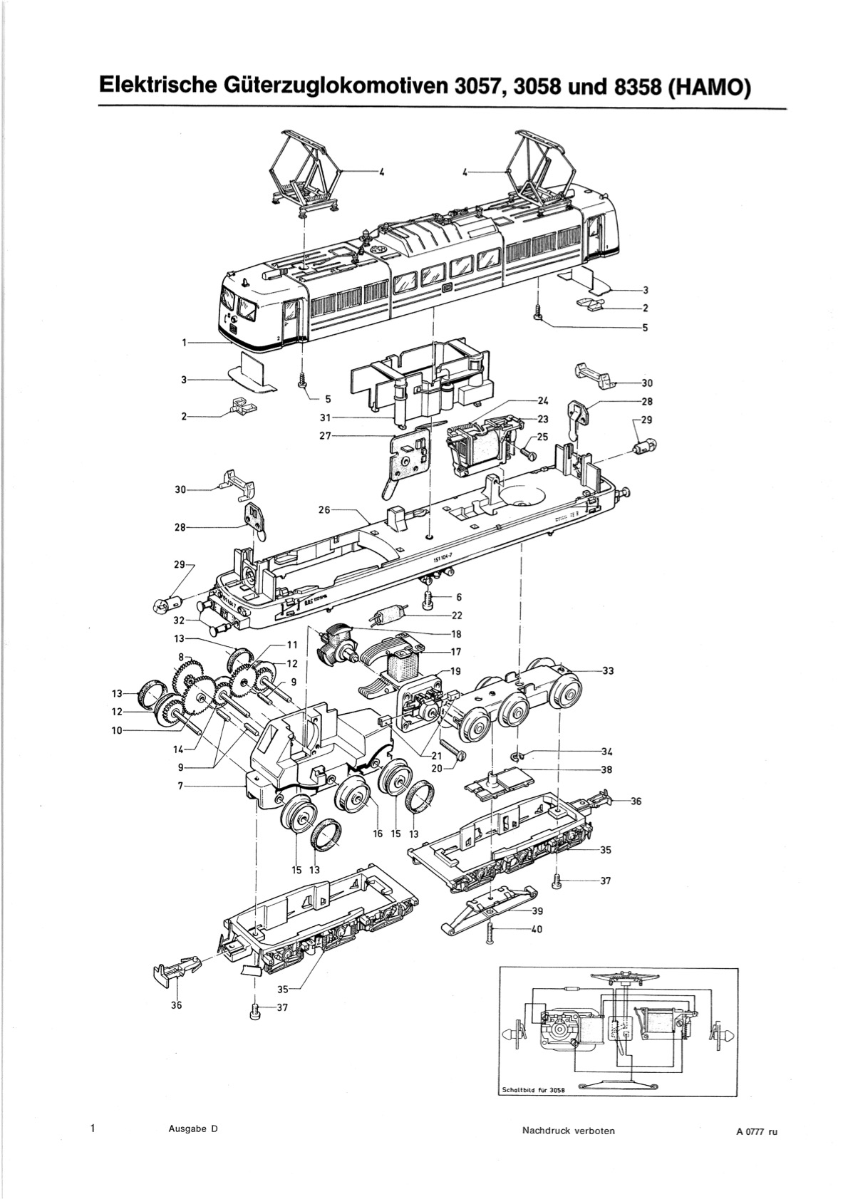 3057, 3058, 8358 (1977) 3057 (1977)
