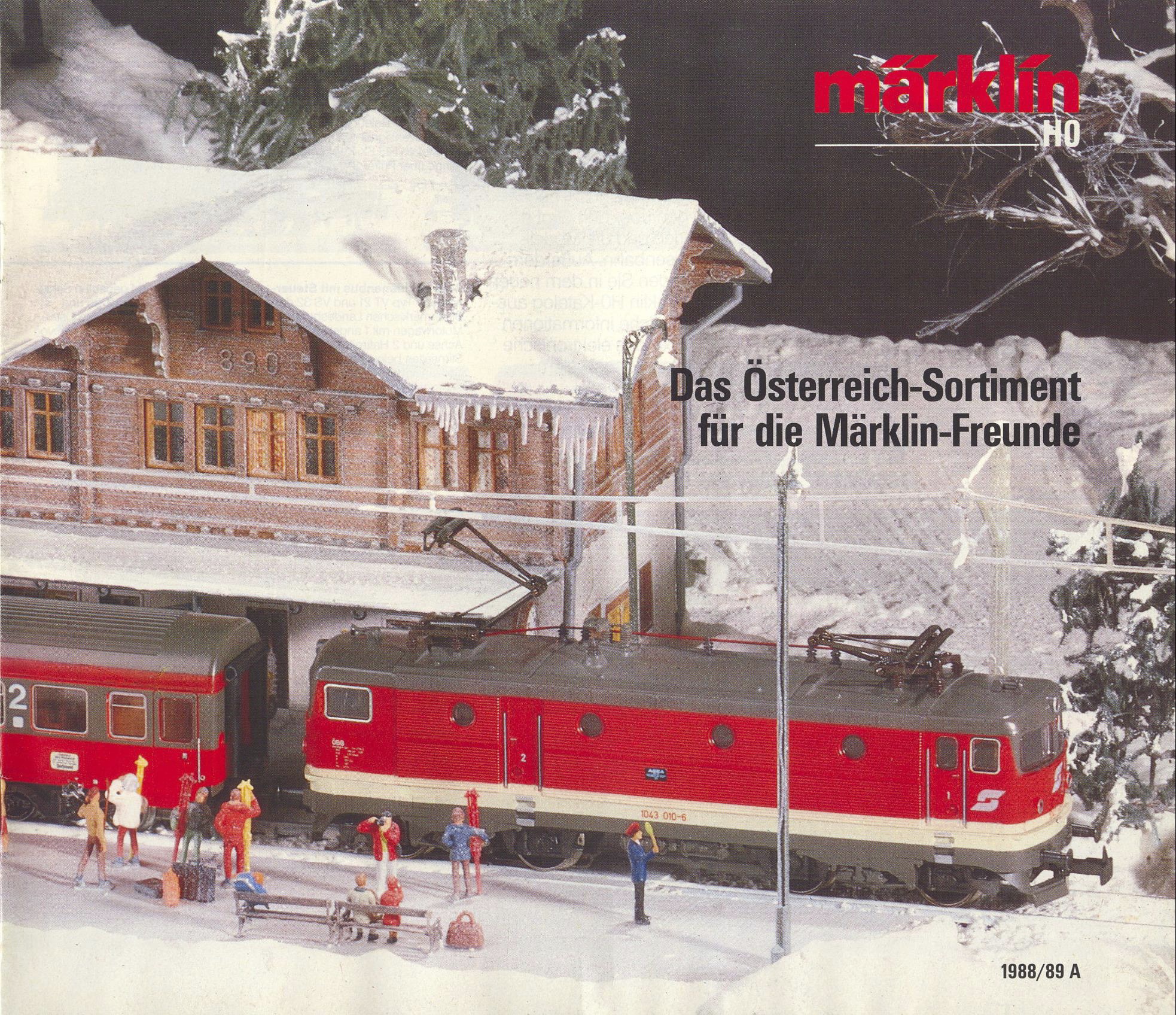 0184260 1988 – Märklin H0 – Das Österreich-Sortiment für die Märklin Freunde – 175 43 – YN 08 88 kl (Export)