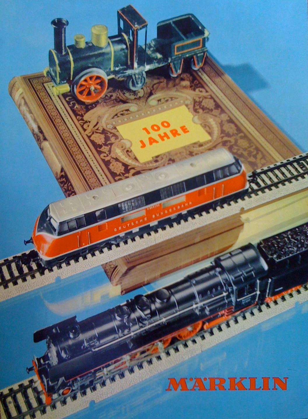 19 140 Jubiläumsplakat 100 Jahre Märklin Schild-19140_100_Jahre_Märklin