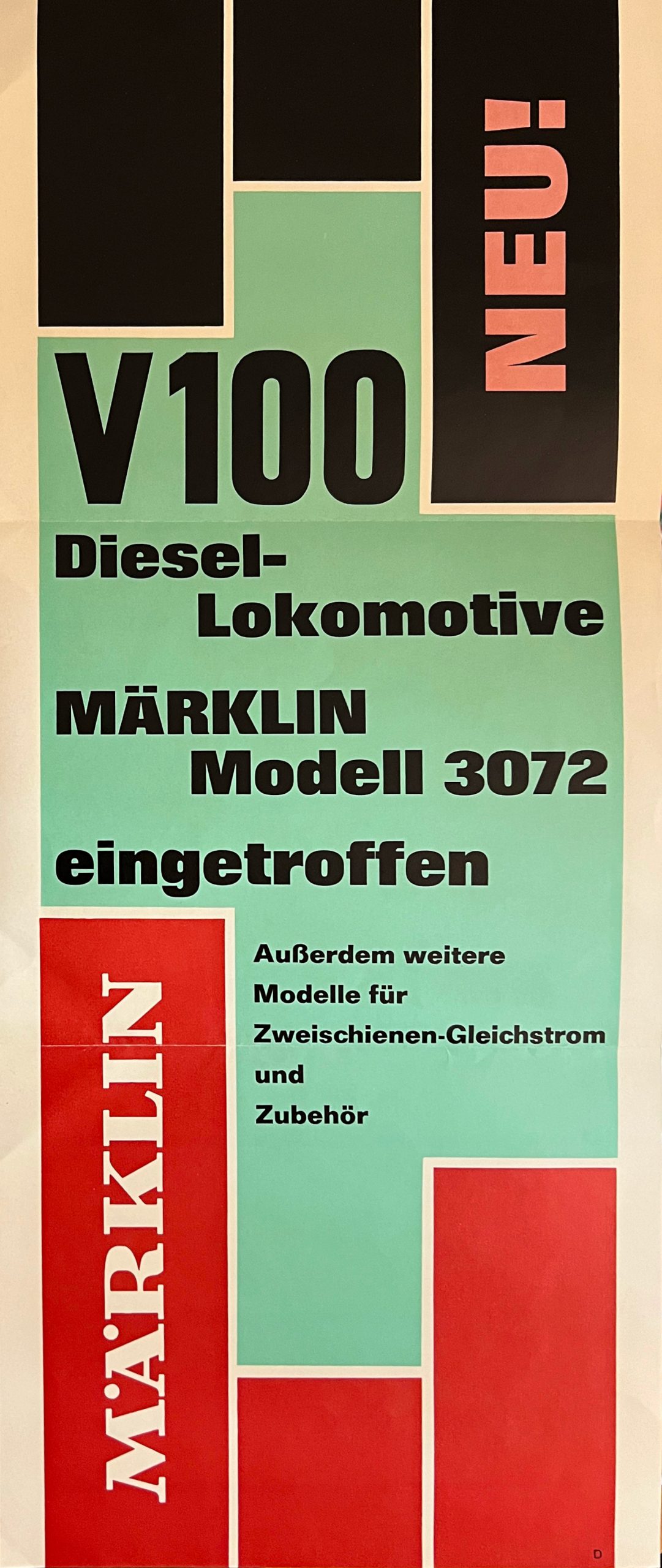 1966 V100 Diesel-Lokomotive