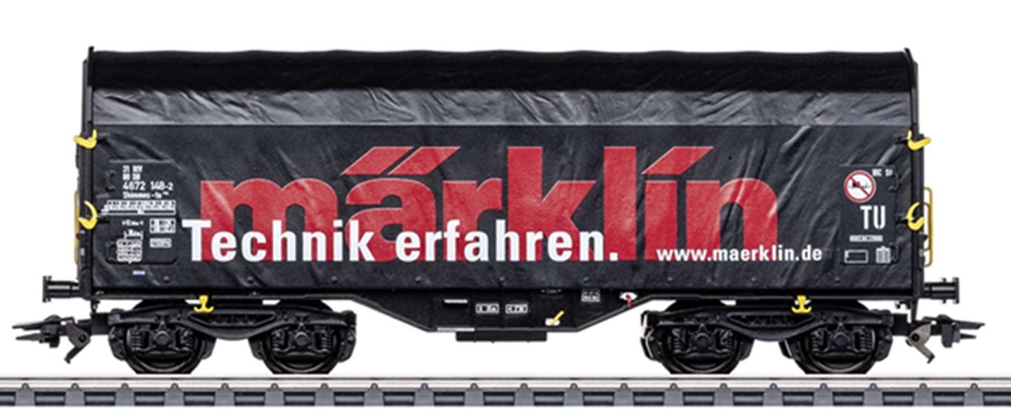 46418 vierachsiger Schiebeplanenwagen 46418