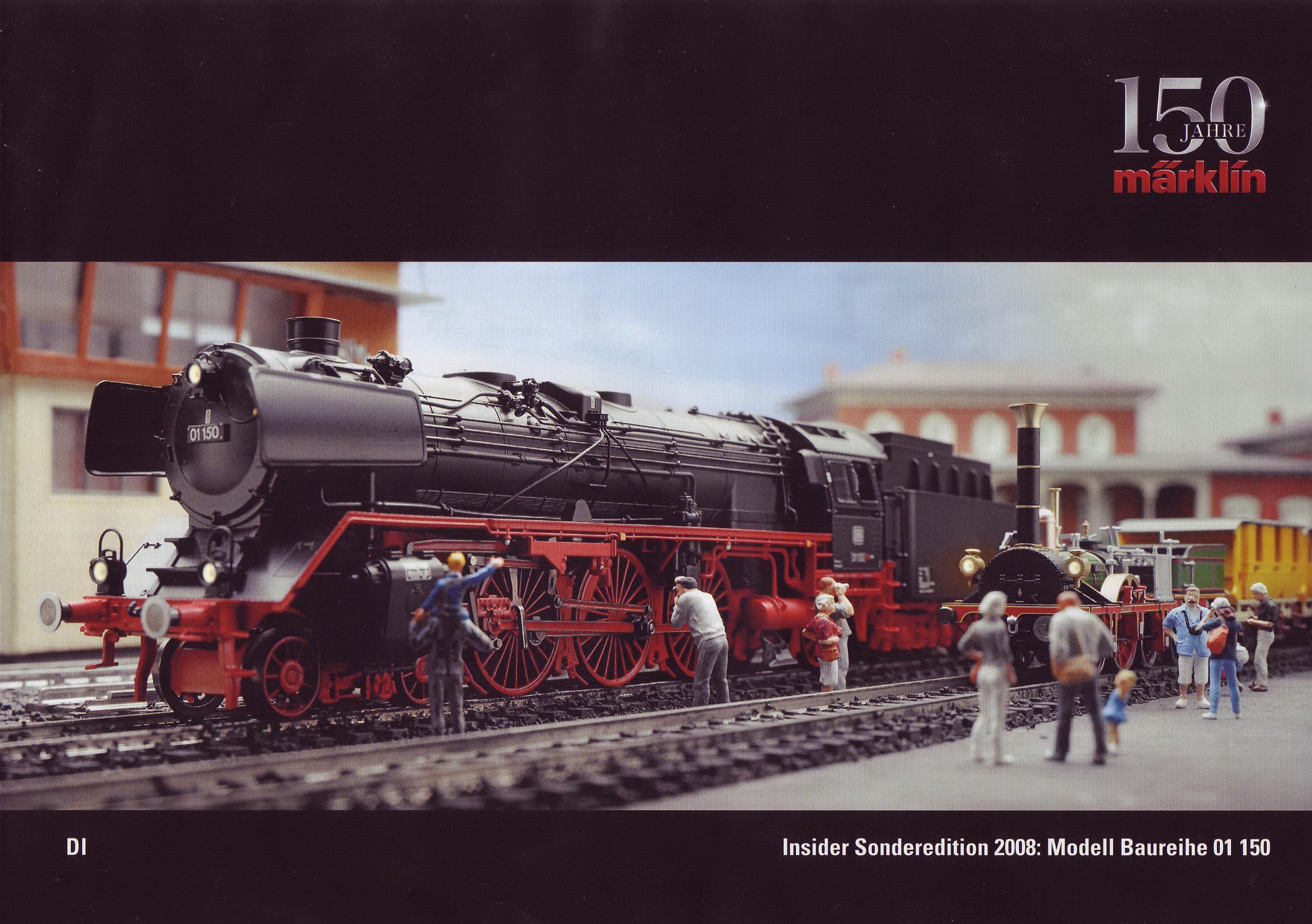 2008 Insider Sonderedition - Modell Baureihe 01 150 DI 0280751 2008 – Märklin 150 Jahre – Insider Sonderedition 2008 – Modell Baureihe 01 150 DI – Geen (H0)-thumbnail