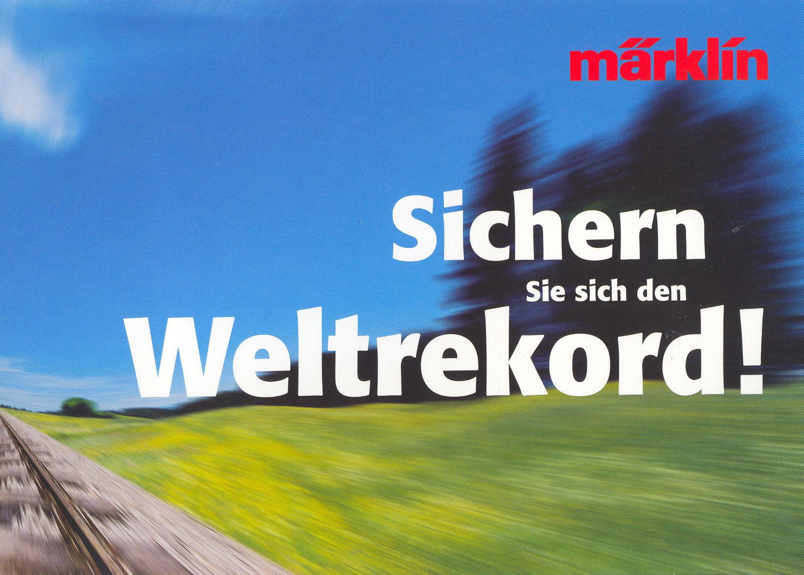 0275300 2004 – Märklin Sichern Sie sich den Weltrekord! Die BR 05 – das exklusive Insider-Modell 2004 – Geen (H0)-thumbnail
