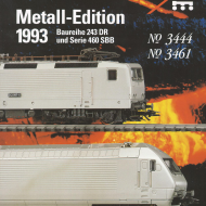 1993 Metall-Edition 1993, Baureihe 243 DR und Serie 460 SBB 0209751 1993 – Metall-Edition 1993, Baureihe 243 DR und Serie 460 SBB (Mit Preisen) – 18325 (H0)-thumbnail