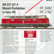 1993 BR 221 127-4 Metall-Perfektion, und BR V 160 010 in Spur H0 (Ohne Preise) 0210251 1993 – BR 221 127-4 Metall-Perfektion, en BR V 160 010 in Spur H0 (Ohne Preise) – 18328 (H0)-thumbnail