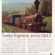 1997 Swiss-Express anno 1847 - 150 Jahre Schweizerische Bahnen 0233749 1997 – Märklin – Swiss-Express anno 1847 – 150 Jahre Schweizerische Bahnen – Geen (Anzeige)-thumbnail