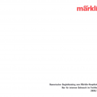 2000 Numerischer Begleitkatalog zum Märklin Hauptkatalog 2000 - 2001 0252100 2000 – Nummerischer Begeleitkatalog zum Märklin Hauptkatalog 2000 – 2001 – 155 05 – 04 01 mz (Gesammtprogramm)-thumbnail